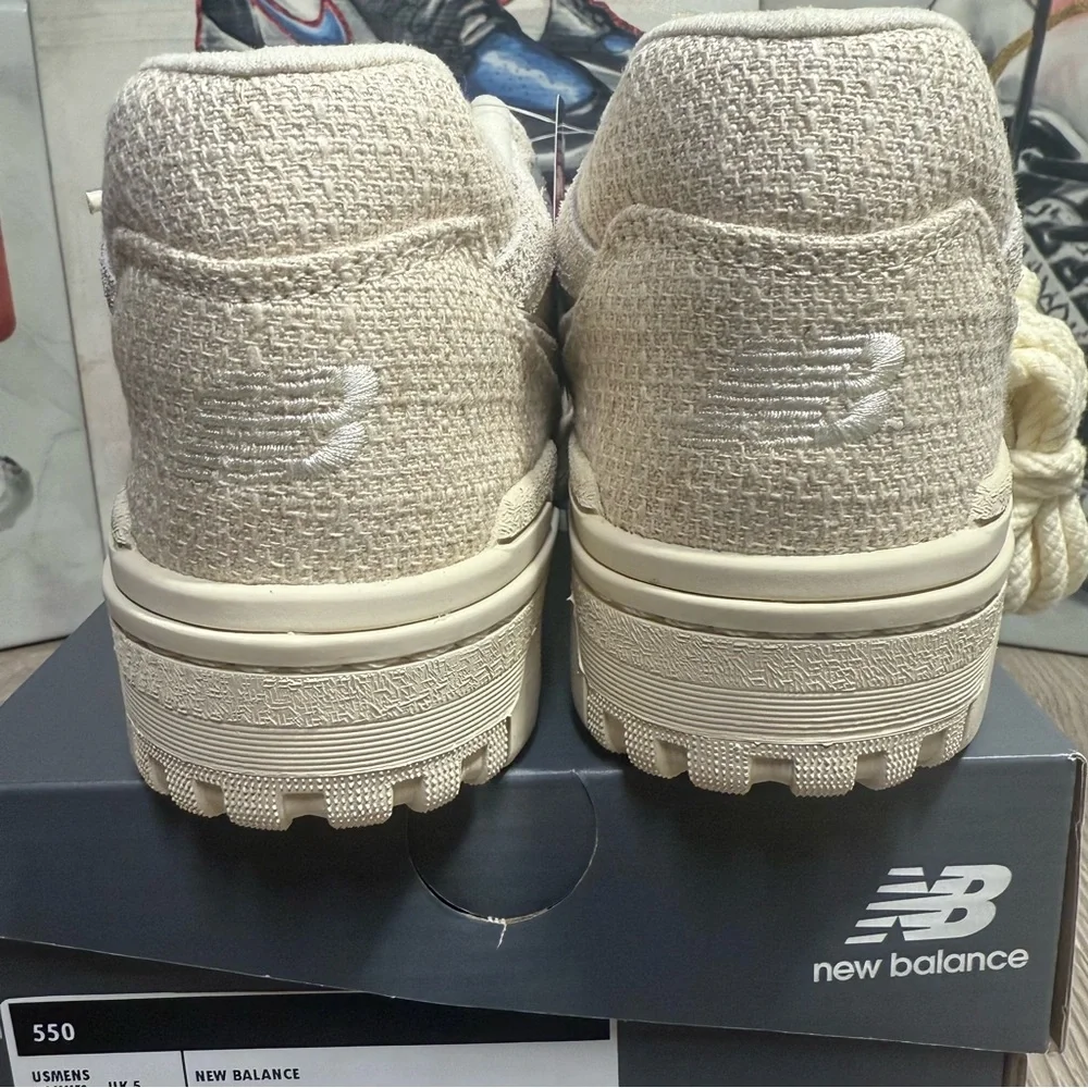 New Unisex New Balance 550 Sashiko Pack Linen BB550THA Size 5.5M/7W, 6M/7.5W - Picture 6 of 15